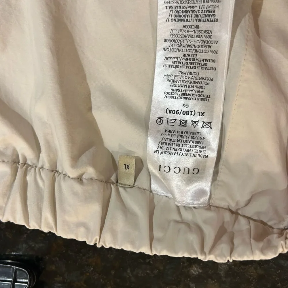 Men's Gucci I feel Gucci track pants size XL made in Italy NWT